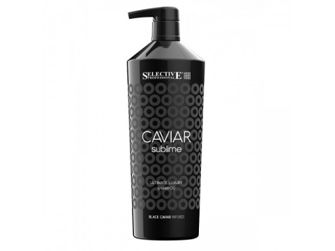 SELECTIVE CAVIAR SUBLIME ULTIMATE LUXURY SHAMPOO Šampūnas su juodaisiais ikrais, 1000 ml